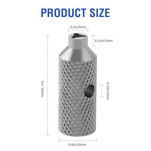 Triangle Screwdriver Removal Tool Set Compatible with Microtech Ultratech, UTX-85, Troodon Knives - Stainless Steel Manual Screwdriver Cutter for Disassembly and Repair