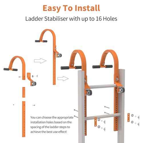 2 Ladder Roof Hook with Wheels, Heavy Duty Steel Ladder Hooks with Grip T-Bar for Damage Prevention, 550 Lb Weight Capacity, Easy Access to Steep Roofs