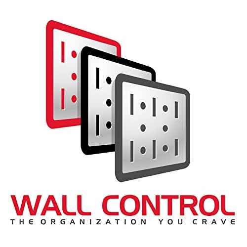 Wall Control Shelf 9in Deep Pegboard Shelf Assembly Only for use Brand Slotted Pegboard - Black