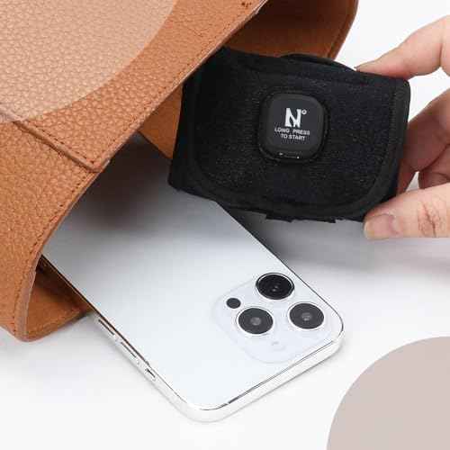 Aroma Season Heated Wrist Wrap, Carpal Tunnel Relief Heating Pad Cordless, Heating Wrist Hand Wrap Brace, De Quervain¡®s Tenosynovitis Brace 3000 mAh Rechargeable Battery (Black)