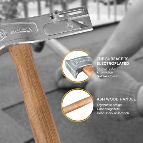 Magnetic Roofing Hammer, Multifunctional Magnet Roofing Hatchet,A Magical Roofing Tool for Quick Installation of Roofing Nails and Felt Hats