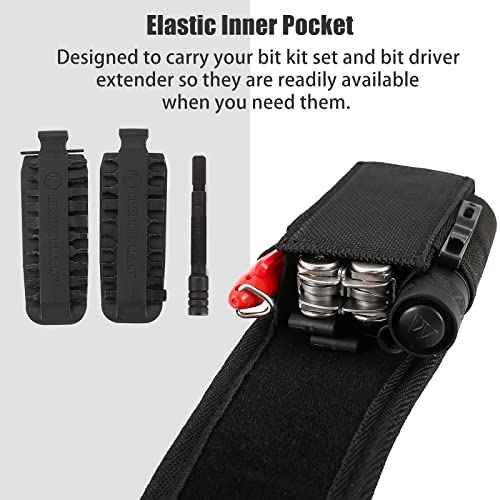 Multitool Sheath Belt Holster Tool Pouch for leatherman sheath,Tactical Pocket Knife Holder Organizer, Multitool Pouch Fits Folding Tool, EDC Multi Tool Sheath, Multi-Purpose Belt Clip Tool Holder Bag