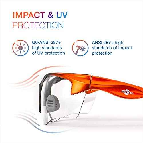 ToolFreak Rebel Bifocal Safety Glasses, ANSI z87+ Impact and UV