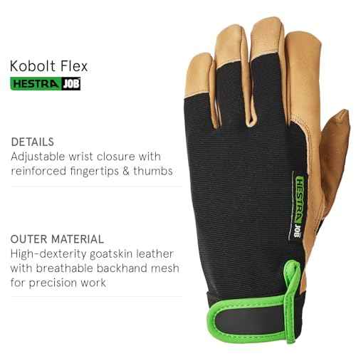 Hestra Job Kobolt Golden Flex Glove for Yard Week, General Projects and Precision Tasks