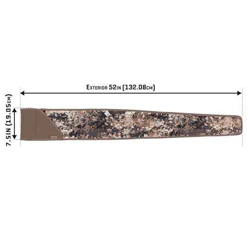 Allen Company Neoprene Shotgun Slip Case - 52 Inch Protective Padded Gun Sleeve with Handles - Veil Avayde Camo