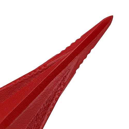 4lbs Diamond Wood Splitting Wedge - 4-Direction Steel Splitter for Wood, 2 PCS, Red
