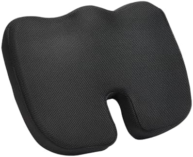 VEVOR Seat Cushion, Cooling Gel + Memory Foam Seat Cushion, Pressure-Relief Wheelchair Seat Pad with U-Shaped Cutout & Removable Cover, Lightweight and Portable for Travel, Car, Office, Airplane