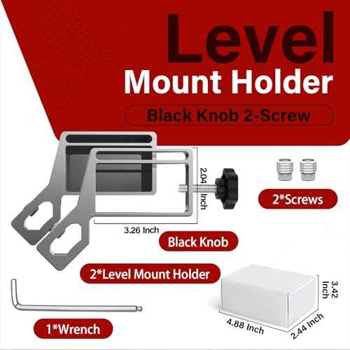 Extension Level Mount Holder Organizer for Milwaukee Packout Tool Box, Bracket for Organization and Storage, Space Saving