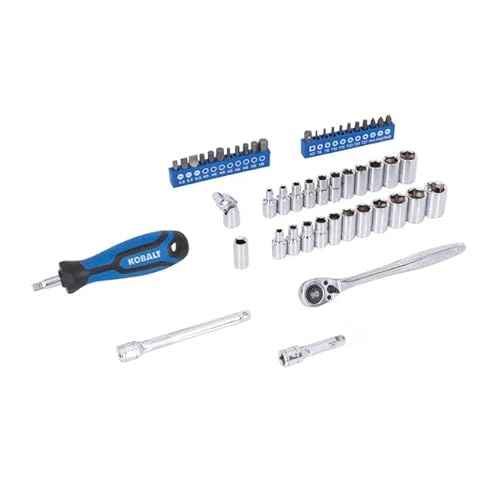 K.balt 50-Piece Standard (SAE) and Metric Polished Chrome Mechanics Tool Set with Hard Case