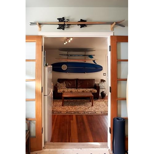 Ski Hangers for Wall, Ski Holders for Wall, Ski Mount Wall, Ski Holder Wall, Ski Rack Wall Mount, Ski Storage Rack Wall Mount, Wall Ski Rack (Single Ski)