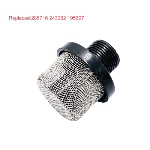 1 Pcs 288716 Inlet Suction Strainer and 6 Pcs 288749 Airless Spray Gun Filters 60 Mesh for Airless Sprayer