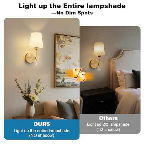 Wireless Wall sconces Set of Two,10000 Mah Battery Operated Wall Sconce with Remote,Dimmable 12 RGBS Rechargeable Wall Sconce,Cordless sconces wall decor set of 2 for Living Room,Bedroom (Gold)