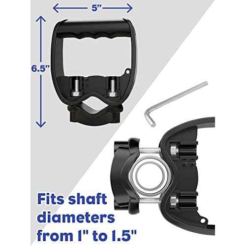 Garden Shovel Handle Attachment, Labor Saving Tool Grip for Back Saver, Work with Garden Shovels, Snow Shovels, Rakes, D Grip Ergonomic Handle Replacement, Black