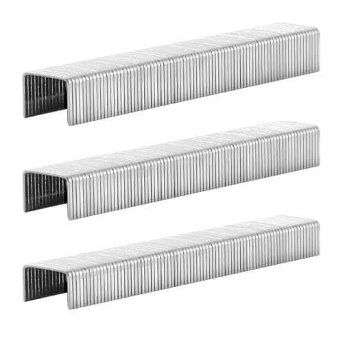 1/2 Inch Crown 21 Gauge Stainless Steel 304 Staples 1940-Count 3 Sizes for 80 Series Staple Gun, Includes: 5/16", 3/8", 1/2" Assortment, Combo kit