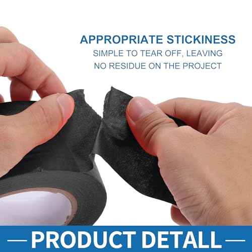Painters Tape Easy Removal 2 Inches x 60.1 Yards Masking Master Tape Black