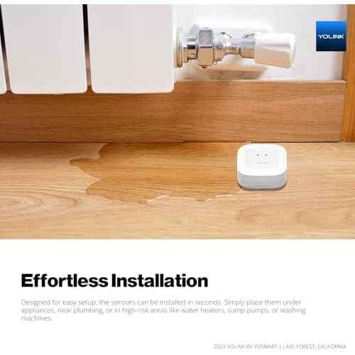 YoLink Water Leak Starter Kit: Hub + 2 Leak Sensor 1 (Silent), LoRa Long-Range, App/SMS/Email Alerts, D2D Offline Triggers, 2 AAA Up to 5-Year Battery, Compatible with Alexa/IFTTT/Home Assistant