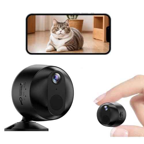 Mini Camera, 1080P HD Hidden Indoor Home Security Camera, WiFi Nanny Cam with 90 Days Standby Battery Life, Wireless Surveillance Cameras for Baby/Pets£¬Auto Night Vision, AI Human Detection