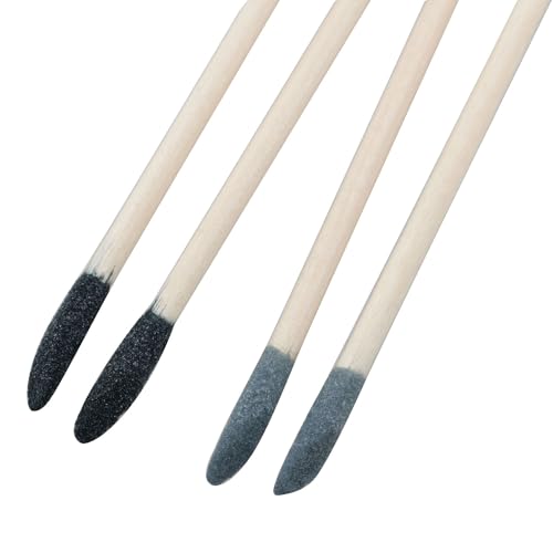 30PCS Double End Matchsticks Sanding Twigs Fine Detailing Polishing Sticks Sanding Sticks for Plastic Models Wood Hobby