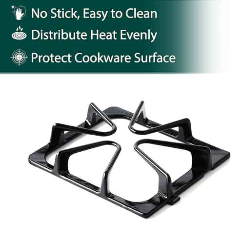 W10447925 Stove Grates Replacement Parts for Whirlpool Surface Burner Grates 8.3¡®¡¯ x 8.8'' Whirlpool Gas Stove Range Grates Kenmore Maytag Amana Inglis Kirkland Stove Top Cast Iron Oven Grates 4 Pcs