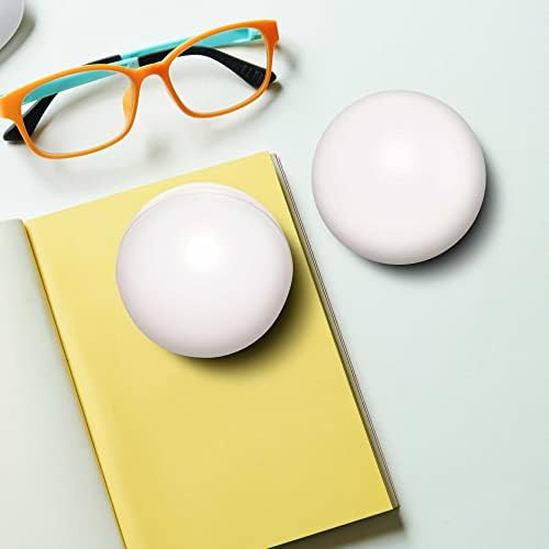Stress Balls for Adults, 10 pack, Hand Exercise, Perfect For Your Desk, Office, or Home, White