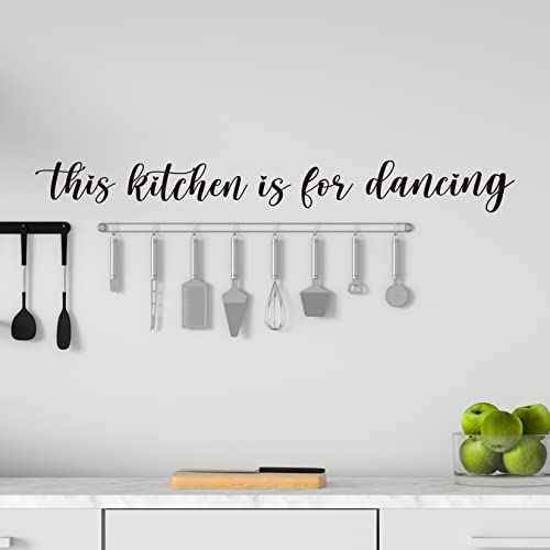 This Kitchen is for Dancing Kitchen Wall Decal Vinyl Wall Art Decals Home Decals Kitchen Decor