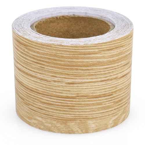 BOMEI PACK Wood Grain Repair Tape,Self Adhesive Repair Patch for Furniture, Floors, Cabinets, Windows, Doors, RV, Home Decor and DIY Projects (1, Coffee Oak, 2inch X 33ft)