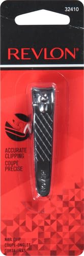 Revlon Mini Nail Clipper, Nail Care Tools, Curved Blade for Trimming & Grooming, Easy to Use (Pack of 2)