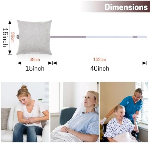 SWISSELITE Hysterectomy Tummy Pillow with Pocket for Abdominal Surgery, Hernia C-Section Healing Protector Pillow to Relieve Pressure, Cervical Cancer Recovery Gifts