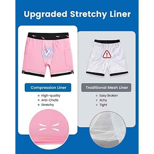 maamgic 2 in 1 Mens Swim Trunks 7 Inch Swim Shorts Swim Suits Board Shorts