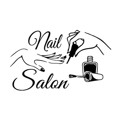 Nail Salon Wall Sticker Removeable Quote Vinyl Wall Art Decals