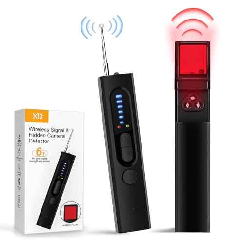 Hidden Camera Detectors, Anti-Spy Camera Finder Detector, Bug Detector, GPS Hidden Camera Detectors, Tracking Device Detectors, Camera Detector for Hotels, Home, Airbnb, Office (X13)