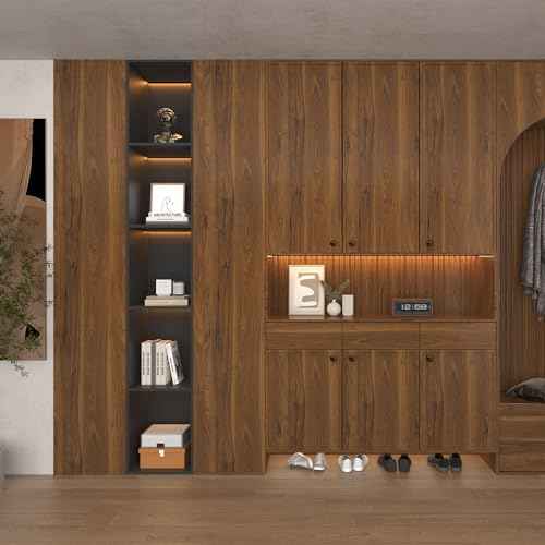 TANONE Wood Grain Contact Paper Thickened Wood Peel and Stick Wallpaper, Easy to Install Self-Adhesive Decorative Vinyl Film Wall Paper, Waterproof & Durable for Furniture Covering 15.7'' X 118''
