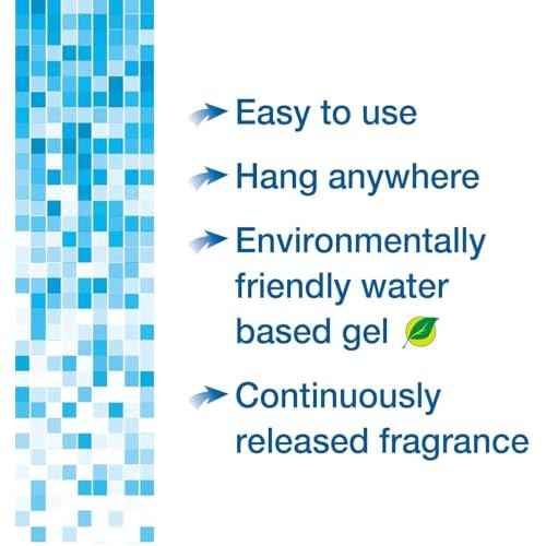 airBOSS Closet Air Freshener, Continuously Releases Fragrance, Fresh Linen, 4 Oz Hanger