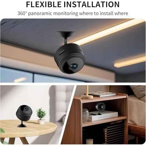 Hidden Camera-WiFi Wireless Cam-Nanny Camera-Spy Cameras-1080P HD Night Vision-Pet/Baby - HD Surveillance Cam - Surveillance Cameras with Motion Detection and Night Vision