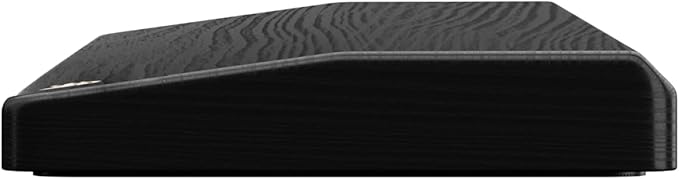 GLORIOUS Gaming Wooden Keyboard Wrist Rest (Compact) - White Ash Wood, Medium-Coarse Grain, Smooth Surface, Sweat & Oil Resistant, Easy Clean, Anti-Slip Rubber Base, 13" x 4" x 0.79" - Onyx