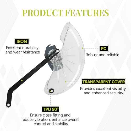 089240023710 Miter Saw Blade Guard for Ryobi TSS121, TSS121T, TSS120L 12" Miter Saw Lower Blade Guard 1 Pcs