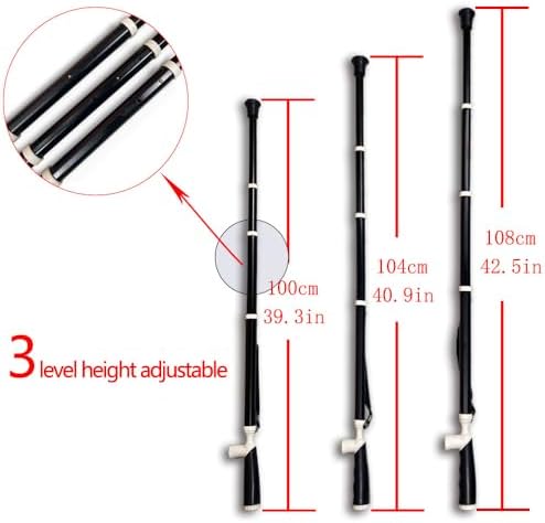Ruyi Folding Cane for Stability, Walking Cane for Men, Folding Canes for Women Adjustable for Travel, Dual Modes Handle (Sticks or Canes) with Daily Pill Box