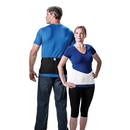 Core Products Corfit LS Lumbar Support Adjustable Back Brace for Pain Relief, Men/Women - Black, XLarge