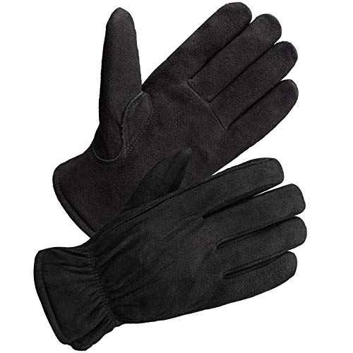 SKYDEER 3M Thinsulate Thermal Winter Work Gloves with Windproof Premium Genuine Deerskin Suede Leather (Unisex)