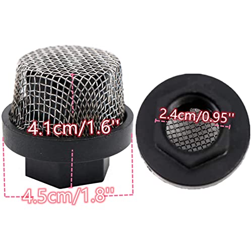 (3-Pack) 246385 Hose Inlet Strainer Filter Inlet Suction Strainer Mesh Filter for Graco 495 Ultra 395 390 Airless Wagner Spraytech Titan Paint Pumps, Paint Spray Guns