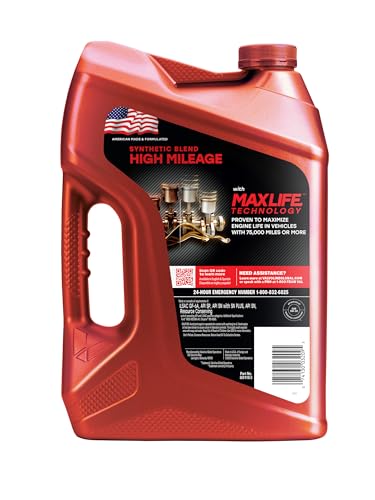 Valvoline MaxLife High Mileage 5W-30 Synthetic Blend Motor Oil 5 Quart