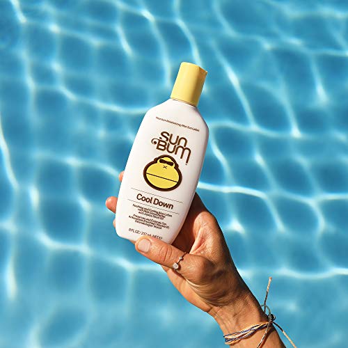 Sun Bum Cool Down Aloe Vera Lotion - Vegan After Sun Care with Cocoa Butter to Soothe and Hydrate Sunburn - 8 oz,(Pack of 2)