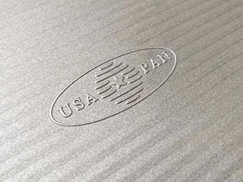 USA Pan Nonstick Half Sheet Pan and Quarter Sheet Pan, Set of 2, Aluminized Steel