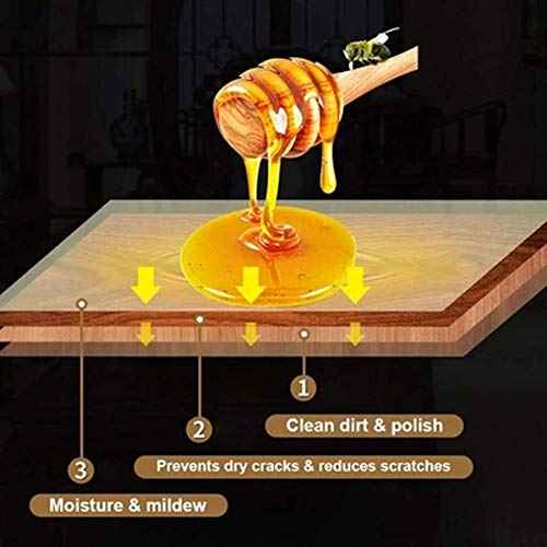 Wood Seasoning Beewax,Beewax Polish for Wood & Furniture,Metal & Leather,Complete Solution Furniture Care Home Cleaning,Protect and Enhance The Shine
