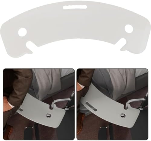 Curved Transfer Board Wheelchair Accessories for Transferring to Wheelchair ，Chair, Bed, Toilet, Car for Patient, Elderly, Disabled, 31.1 * 9.84 * 0.46" 3.64 lbs ABS Transfer Devices (White)