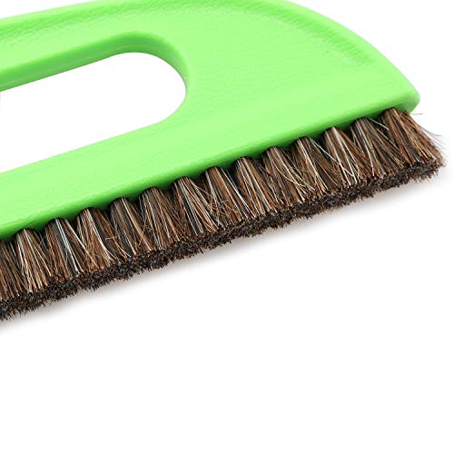 Wallpaper Paste Brush 270x80mm/10.63x3.15inch Horse Hair Wall Paper Smoothing Brush Wall Paste Smoothing DIY Decorating Smoother Tool Green