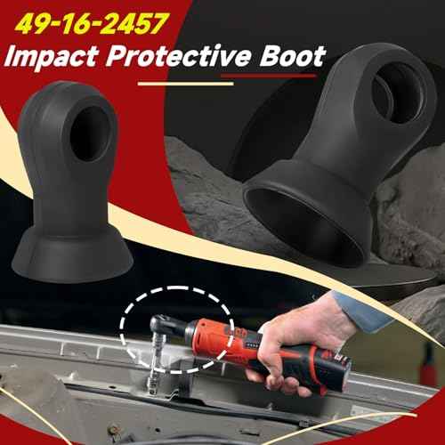 49-16-2457 Impact Protective Boot Compatible with Milwaukee M12 Cordless 3/8" 1/4" Lithium-Ion Ratchet Replace Models£º2456-20 2457-20