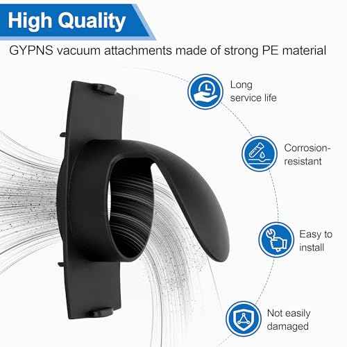 7413197 Vacuum Inlet Deflector Asembly for Shop-Vac Wet/Dry Vacuums, Vacuum Dust Bags Holder Dirt Deflector Replacement Part (Black)