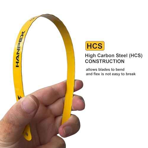 Hacksaw Replacement Blades (10 Pack) High Speed 18 TPI - 12" Length Hack Saw Blade - High Carbon Steel (HCS) Cutting Blades