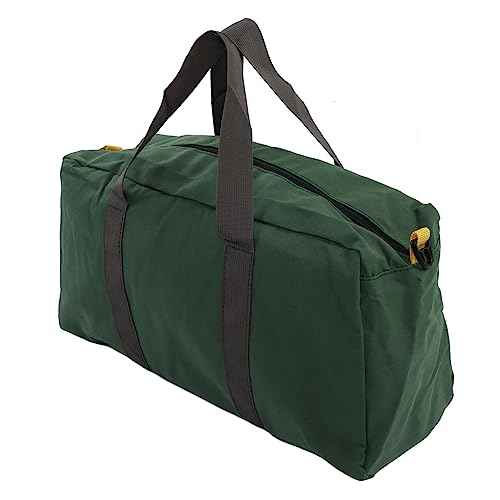 Fdit Hand Tool Storage Bag, Wearable Material Tool Tote Heavy Duty Large Capacity Wide Mouth Portable for Wrenches for Electrician (20in / 50.8cm)